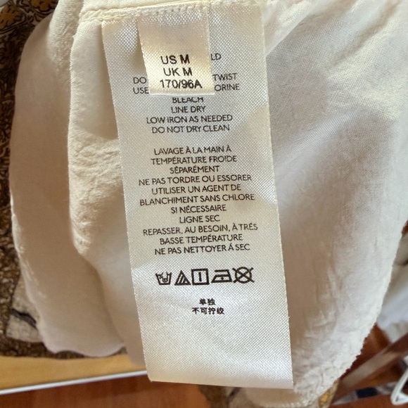 Anthropologie Astrid Floral Tunic Dress Size medium - Picture 7 of 9